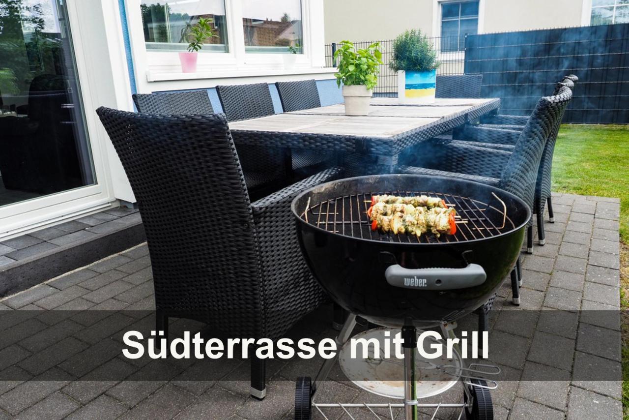 Ostseelagune Zingst, Exklusive Dhh, Strandnah, Sauna, Kamin, 3 Sz, 2 Baeder, Glasfaser, Haustierfrei, Garten Mit Suedterrasse, E-Ladesaeule, 2 Stellplaetze, Strandkorb, Fahrradschuppen, Waschmaschine, Trockner, Nichtraucher Kültér fotó