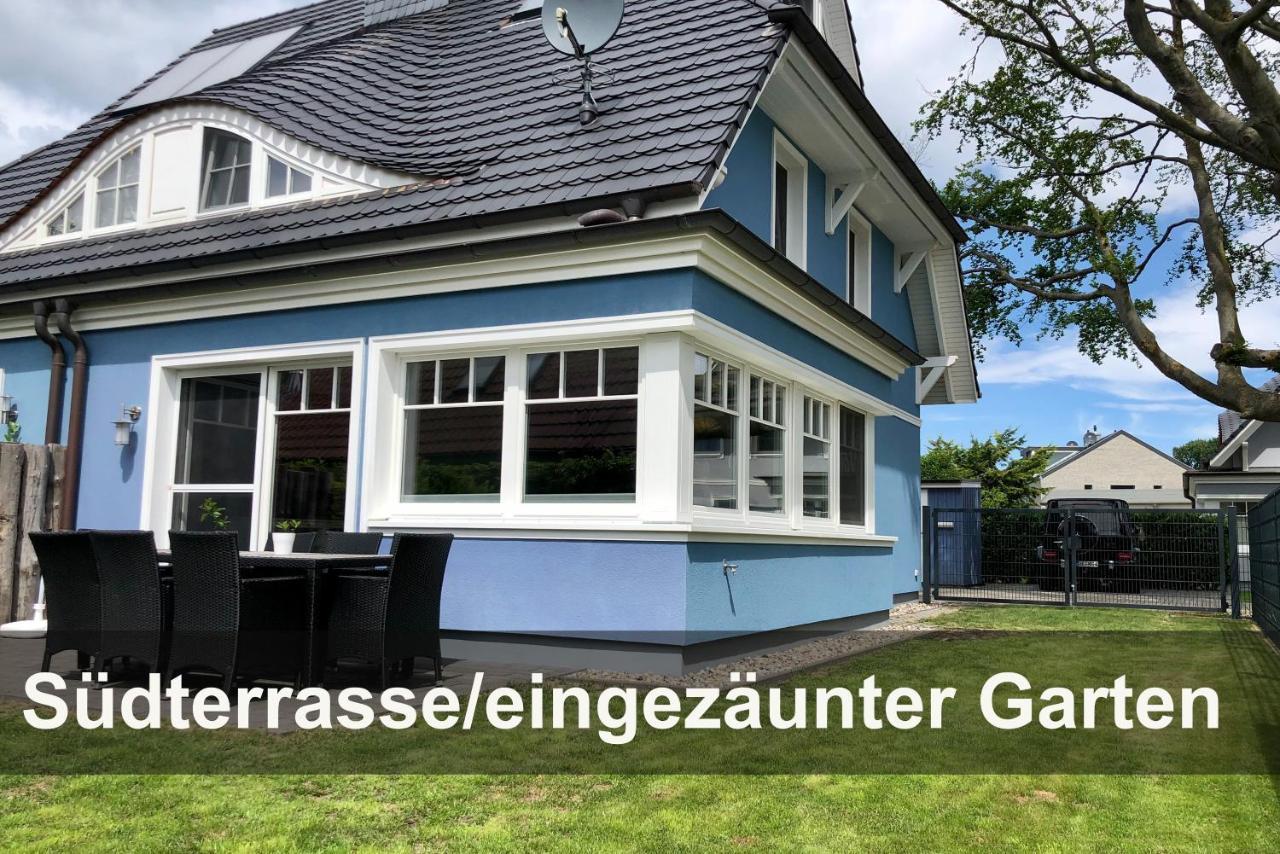 Ostseelagune Zingst, Exklusive Dhh, Strandnah, Sauna, Kamin, 3 Sz, 2 Baeder, Glasfaser, Haustierfrei, Garten Mit Suedterrasse, E-Ladesaeule, 2 Stellplaetze, Strandkorb, Fahrradschuppen, Waschmaschine, Trockner, Nichtraucher Kültér fotó